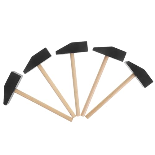 LRXIYODE 5 Stück Teiliges Holzhammer aus Massivem Holz Kleine Sichere Spielzeughämmer Fördert Feinmotorik Kreative DIY Spiele für Kleinkinder für Bauklötze und Lernspiele LRXIYODE 5 Stück Teiliges Holzhammer aus Massivem Holz Kleine Sichere Spielzeughämmer Fördert Feinmotorik Kreative DIY Spiele für Kleinkinder für Bauklötze und Lernspiele von LRXIYODE