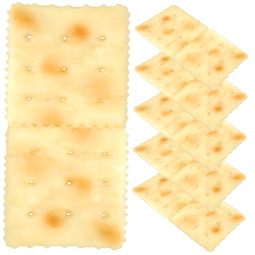 LRXIYODE 5 Stück Teiliges Künstliche Kekse Deko Lebensmittelattrappen Realistische Fotorequisite Küchenaccessoire für Maler und Partydekoration von LRXIYODE