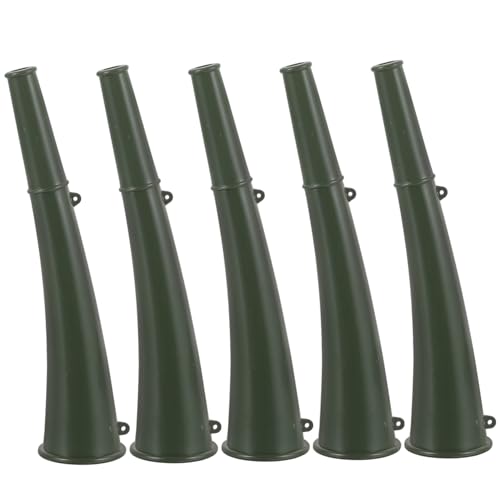 LRXIYODE 5 Stück Teiliges Kunststoff Signalhörner Grün Multifunktionale Trainings Anfeuerungshörner Langlebige Outdoor Lärmmacher Leicht und Tragbar für Sportevents und Survival LRXIYODE 5 Stück Teiliges Kunststoff Signalhörner Grün Multifunktionale Trainings Anfeuerungshörner Langlebige Outdoor Lärmmacher Leicht und Tragbar für Sportevents und Survival von LRXIYODE