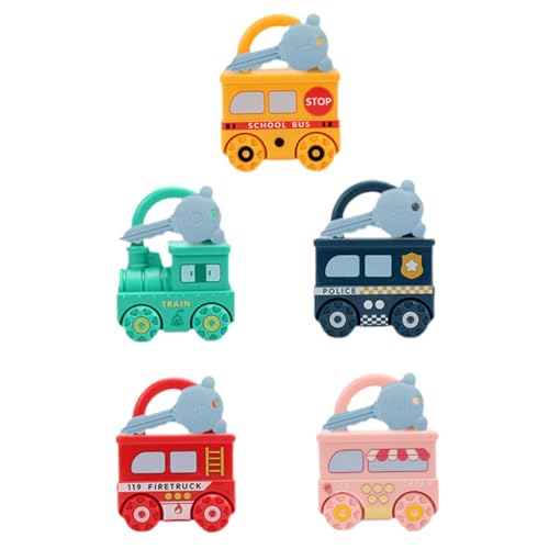 LRXIYODE 5 Stück Teiliges Lernspielzeug für Kleinkinder Montessori Motorikfördernd Handliche Sensorische Spielzeuge für Jahre Inklusive Grünem Zug Schulbus Polizei Feuerwehr Dessertauto LRXIYODE 5 Stück Teiliges Lernspielzeug für Kleinkinder Montessori Motorikfördernd Handliche Sensorische Spielzeuge für Jahre Inklusive Grünem Zug Schulbus Polizei Feuerwehr Dessertauto von LRXIYODE