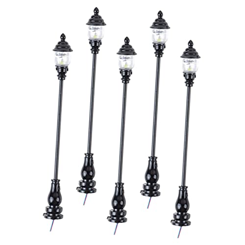 LRXIYODE 5 Stück Teiliges Mini Gartenlampen Modell für Sandtisch Dekoration Realistische Straßenlaterne für Miniaturhäuser Sicher und Praktisch für Kreative Szenen LRXIYODE 5 Stück Teiliges Mini Gartenlampen Modell für Sandtisch Dekoration Realistische Straßenlaterne für Miniaturhäuser Sicher und Praktisch für Kreative Szenen von LRXIYODE