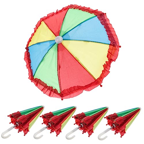 LRXIYODE 5 Stück Teiliges Mini Regenschirm Dekoration für Farbige Regenschirme Multifunktionale Miniatur Accessoires für Puppenhäuser und DIY Projekte Zufällige Farbe Zufällige Farbe LRXIYODE 5 Stück Teiliges Mini Regenschirm Dekoration für Farbige Regenschirme Multifunktionale Miniatur Accessoires für Puppenhäuser und DIY Projekte Zufällige Farbe Zufällige Farbe von LRXIYODE