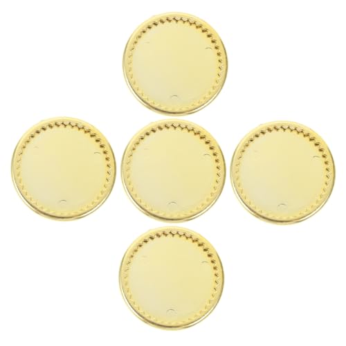 LRXIYODE 5 Stück Teiliges Miniatur Goldene Teller für Puppenhaus Dekoration Realistische Mini Geschirrmodelle aus Kunststoff Winzige Tabletts für Mini Haus Zubehör und DIY Bastelprojekte LRXIYODE 5 Stück Teiliges Miniatur Goldene Teller für Puppenhaus Dekoration Realistische Mini Geschirrmodelle aus Kunststoff Winzige Tabletts für Mini Haus Zubehör und DIY Bastelprojekte von LRXIYODE