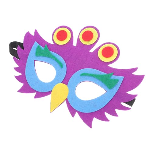 LRXIYODE 5 Stück Teiliges Pfauen Design Tiermasken aus Filz für Atmungsaktive Bequeme Halbgesichtsmaske mit Elastischem Band für Halloween Karneval Kostüm und Tierpartys LRXIYODE 5 Stück Teiliges Pfauen Design Tiermasken aus Filz für Atmungsaktive Bequeme Halbgesichtsmaske mit Elastischem Band für Halloween Karneval Kostüm und Tierpartys von LRXIYODE