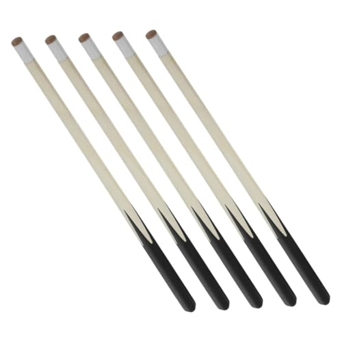 LRXIYODE 5 Stück Teiliges Pool Queue Set aus Holz Kurz Billard Queue Sticks Kindgerechte Einfach zu Greifen Stabil für Gruppen Familienspiele LRXIYODE 5 Stück Teiliges Pool Queue Set aus Holz Kurz Billard Queue Sticks Kindgerechte Einfach zu Greifen Stabil für Gruppen Familienspiele von LRXIYODE