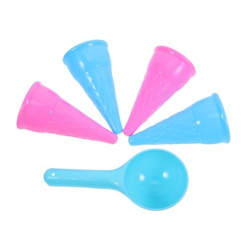 LRXIYODE 5 Stück Teiliges Strandspielzeug Set Eiscreme Becher und Schaufeln Zufälligen Farben Fördert Kreativität Vorstellungskraft und Soziale Fähigkeiten Sicheres Zufällige Farbe LRXIYODE 5 Stück Teiliges Strandspielzeug Set Eiscreme Becher und Schaufeln Zufälligen Farben Fördert Kreativität Vorstellungskraft und Soziale Fähigkeiten Sicheres Zufällige Farbe von LRXIYODE