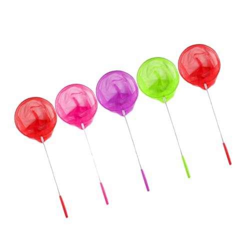 LRXIYODE 5 Stück Teiliges aus Teleskop Fischernetzen mit Ausziehbarem Stiel Farbige Insektenfangnetze für Sicherer Großer Netzbeutel Rutschfester Griff für Outdoor Spiel Zufällige Farbe LRXIYODE 5 Stück Teiliges aus Teleskop Fischernetzen mit Ausziehbarem Stiel Farbige Insektenfangnetze für Sicherer Großer Netzbeutel Rutschfester Griff für Outdoor Spiel Zufällige Farbe von LRXIYODE