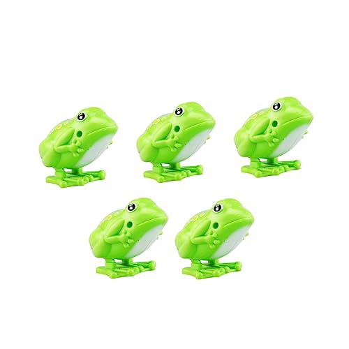LRXIYODE Pädagogisches Uhrwerk-hüpffrosch-Spielzeug Für Kinder Springende Frösche Aus Kunststoff Mit Vorstellungskraft von LRXIYODE