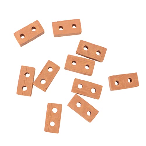 LRXIYODE 50 Stück DIY-Modell Aus Rotem Backstein Kinderspielzeug Modellsteine Für Mini-rote Ziegel Mini-Steine Bauspielzeug Für Katzen Landschaftsgestaltung Miniatur Miniaturgebäude LRXIYODE 50 Stück DIY-Modell Aus Rotem Backstein Kinderspielzeug Modellsteine Für Mini-rote Ziegel Mini-Steine Bauspielzeug Für Katzen Landschaftsgestaltung Miniatur Miniaturgebäude von LRXIYODE