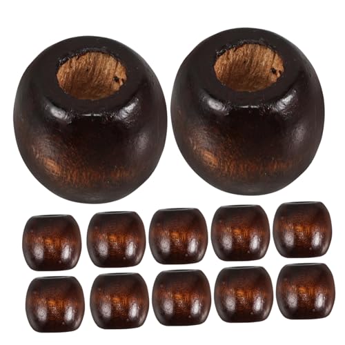 LRXIYODE 50 Stück Holzperlen Abakusperlen Holzperlen Lose Perlen Holzperlen Zur Schmuckherstellung Kleine Holzperlen Abstandsperlen Zum Basteln Holzperlen Für Armbänder Hellbraun von LRXIYODE