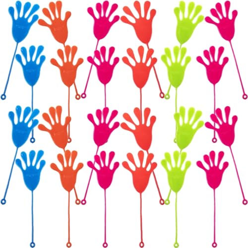 LRXIYODE 50 Stück Klebrige Klatschhände für Elastisches Zufälligen Farben als Mitgebsel für Geburtstagsfeiern und Sicher und Langlebig Zufällige Farbe Zufällige Farbe LRXIYODE 50 Stück Klebrige Klatschhände für Elastisches Zufälligen Farben als Mitgebsel für Geburtstagsfeiern und Sicher und Langlebig Zufällige Farbe Zufällige Farbe von LRXIYODE