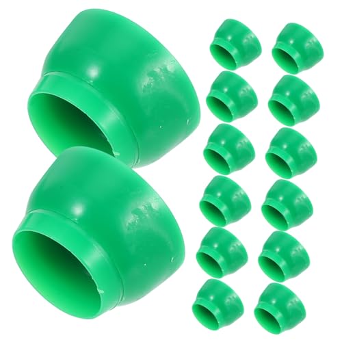 LRXIYODE 50 Stück Kunststoff Schraubenschutzkappen für Spielplatzschrauben Wetterfeste Uv-beständige Schutzkappen für Kinderspielgeräte Einfache Montage Langlebiger Schutz Grün von LRXIYODE