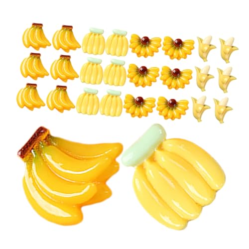 LRXIYODE 50 Stück Mini Bananen Deko Künstliche Lebensechte Mini Bananen für Bastelprojekte Heimdekoration Party und Festdeko Fröhliche für Arrangements LRXIYODE 50 Stück Mini Bananen Deko Künstliche Lebensechte Mini Bananen für Bastelprojekte Heimdekoration Party und Festdeko Fröhliche für Arrangements von LRXIYODE