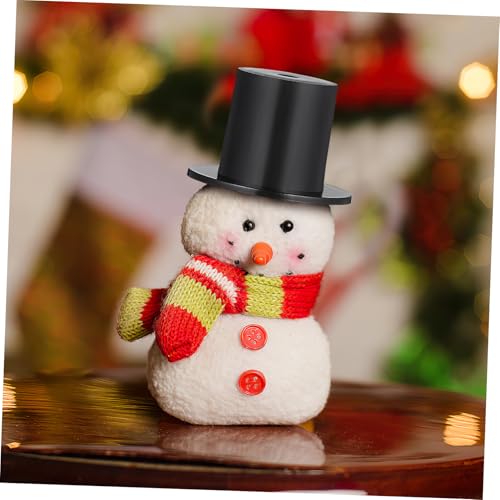 LRXIYODE 50 Stück Mini Kunststoff Hüte Schwarze Kleine Party Deko Mützen für Schneemann DIY Bastelprojekte Puppenzubehör Leicht und Robust von LRXIYODE