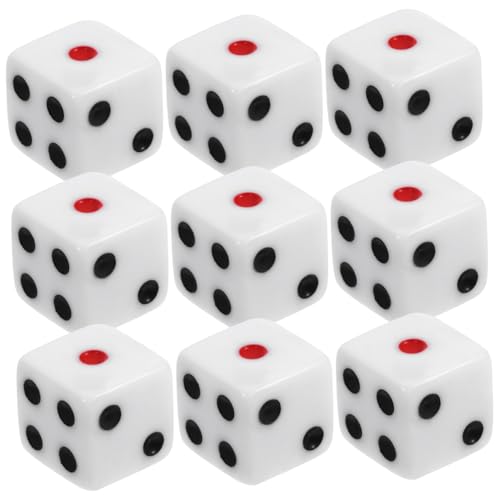 LRXIYODE 50 Stück Teiliges Acrylwürfel mit Roten Punkten Kompakte und Leichte Spielwürfel für Brettspiele Parties und Lernprojekte Abgerundete Ecken für Angenehmes Spielgefühl Tragbar und LRXIYODE 50 Stück Teiliges Acrylwürfel mit Roten Punkten Kompakte und Leichte Spielwürfel für Brettspiele Parties und Lernprojekte Abgerundete Ecken für Angenehmes Spielgefühl Tragbar und von LRXIYODE