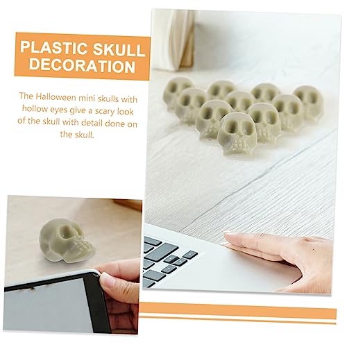 LRXIYODE 50 Stück Teiliges Mini Plastik Deko Realistische Halloween Schädel mit Hohlen Augen Vielseitig Einsetzbar für Grusel Partys Spukhaus Requisiten DIY Basteln LRXIYODE 50 Stück Teiliges Mini Plastik Deko Realistische Halloween Schädel mit Hohlen Augen Vielseitig Einsetzbar für Grusel Partys Spukhaus Requisiten DIY Basteln von LRXIYODE