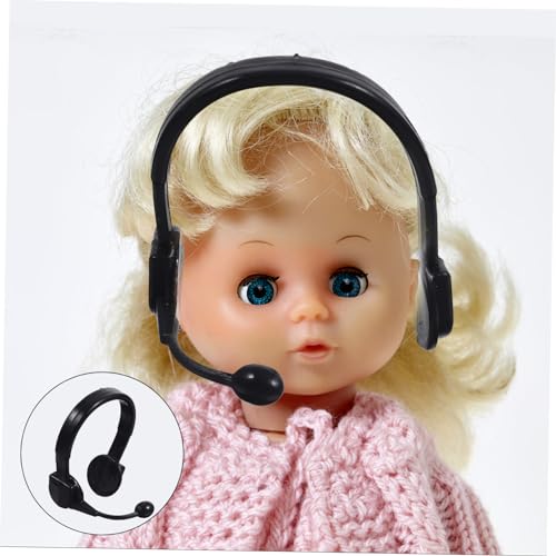 LRXIYODE 50 Stück Teiliges Miniatur Puppen Headset Schwarzes Mikrofon Accessoire für Puppenhaus Dekoration Strapazierfähiges Detailreiches Zubehör für Rollenspiele und Puppenmode LRXIYODE 50 Stück Teiliges Miniatur Puppen Headset Schwarzes Mikrofon Accessoire für Puppenhaus Dekoration Strapazierfähiges Detailreiches Zubehör für Rollenspiele und Puppenmode von LRXIYODE