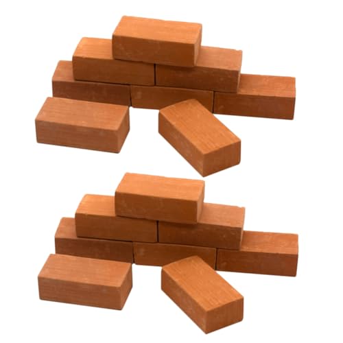 LRXIYODE 50 Stück Teiliges Miniatur Ziegelstein Rot Realistische Modellziegel für DIY Hausbau Geeignet für Puppenhaus Sandtisch Feengarten und Bastelprojekte LRXIYODE 50 Stück Teiliges Miniatur Ziegelstein Rot Realistische Modellziegel für DIY Hausbau Geeignet für Puppenhaus Sandtisch Feengarten und Bastelprojekte von LRXIYODE