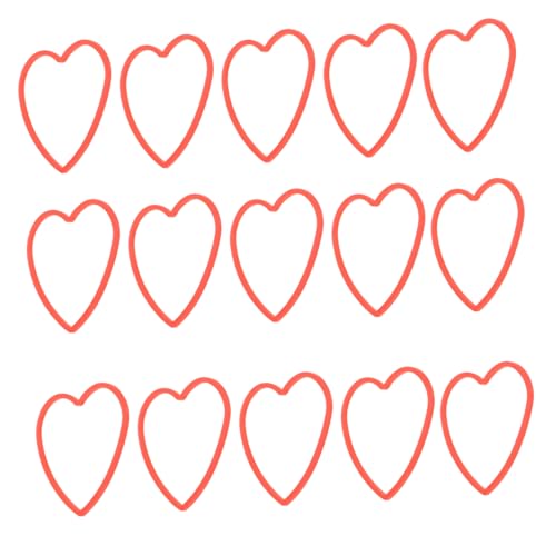 LRXIYODE 50 Stück Teiliges herzförmiges Elastikband Zaubertrick Requisiten Für Bühnenauftritte Bühnenperformance Mit Hoher Elastizität Und Langlebigkeit von LRXIYODE