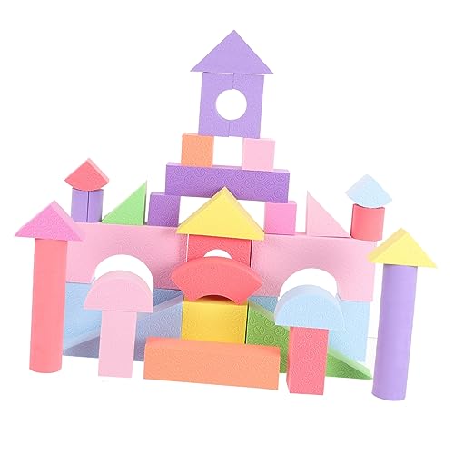 LRXIYODE 52Stücke Eva Stapelbausteine für Kleinkinder Farbiges Lernspielzeug zur Formerkennung für Vorschulkinder zur Entwicklung von Matching und Stapelfähigkeiten LRXIYODE 52Stücke Eva Stapelbausteine für Kleinkinder Farbiges Lernspielzeug zur Formerkennung für Vorschulkinder zur Entwicklung von Matching und Stapelfähigkeiten von LRXIYODE