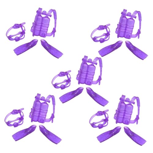 LRXIYODE 5Sätze Puppen Tauchzubehör Puppen Tauchset Mit Sauerstoffflasche Tauchbrille Und Flossen Für Kreative Rollenspiele Und Wasserabenteuer LRXIYODE 5Sätze Puppen Tauchzubehör Puppen Tauchset Mit Sauerstoffflasche Tauchbrille Und Flossen Für Kreative Rollenspiele Und Wasserabenteuer von LRXIYODE
