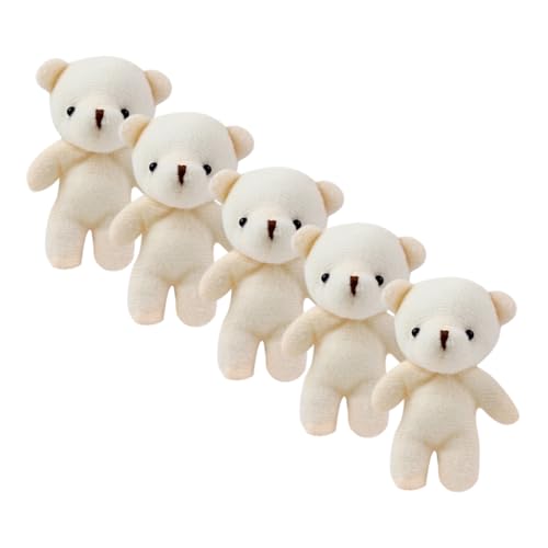 LRXIYODE 5Stücke Mini Bärenpuppen Anhänger Weiche Plüschtiere für Schlüsselanhänger Taschen und Rucksäcke DIY Projekte und für Hochzeiten und Partys LRXIYODE 5Stücke Mini Bärenpuppen Anhänger Weiche Plüschtiere für Schlüsselanhänger Taschen und Rucksäcke DIY Projekte und für Hochzeiten und Partys von LRXIYODE