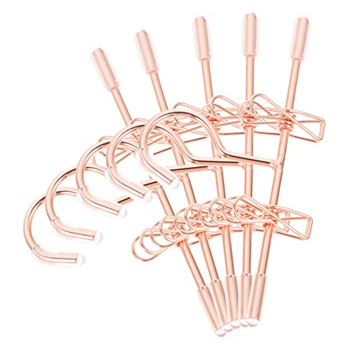 LRXIYODE 5Stücke Teiliges Mini Puppenkleiderbügel für Puppenkleidung Puppenstuben Dekoration und Aufbewahrung von Mini Outfits Puppenkleiderhänger LRXIYODE 5Stücke Teiliges Mini Puppenkleiderbügel für Puppenkleidung Puppenstuben Dekoration und Aufbewahrung von Mini Outfits Puppenkleiderhänger von LRXIYODE