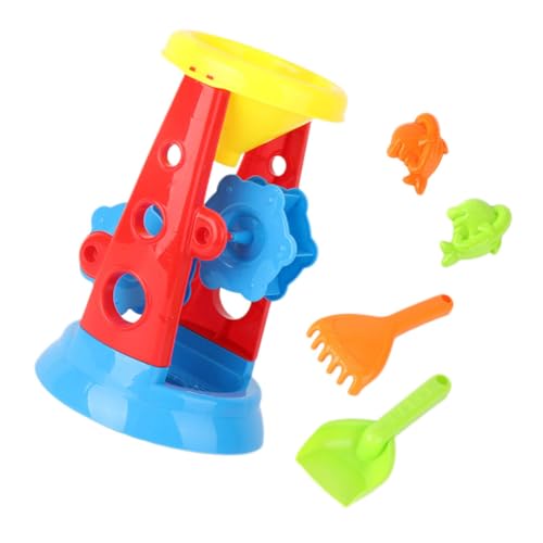 LRXIYODE 5Stücke Teiliges Strandspielzeug Set für Eimer Schaufel Sanduhr für Outdoor Aktivitäten Am Strand für Sommer und Sicheres im Sand von LRXIYODE