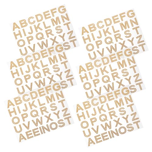 LRXIYODE 6 Blätter Rhinestone Buchstaben Aufkleber Glitzer Sticker für Kleidung Taschen und Dekoration DIY Acryl Edelstein Sticker für Bling Look Selbstklebend und Einfach zu Verwenden LRXIYODE 6 Blätter Rhinestone Buchstaben Aufkleber Glitzer Sticker für Kleidung Taschen und Dekoration DIY Acryl Edelstein Sticker für Bling Look Selbstklebend und Einfach zu Verwenden von LRXIYODE