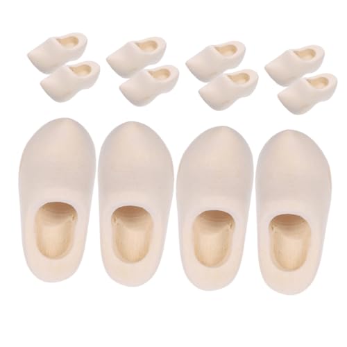 LRXIYODE 6 Paare Mini Holzschuhe Unbehandelte Niederländische Clogs Für Puppenhaus Dekoration DIY Handwerk Zubehör Natürlicher Holz Material Robustes Miniatur Design LRXIYODE 6 Paare Mini Holzschuhe Unbehandelte Niederländische Clogs Für Puppenhaus Dekoration DIY Handwerk Zubehör Natürlicher Holz Material Robustes Miniatur Design von LRXIYODE