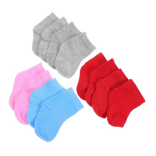 LRXIYODE 6 Paare Puppensocken Bunte Socken für Puppen Dekorative Spielhaus Accessoires Weiche Reißfeste Kindgerechtes DIY Zubehör für Schlafzimmer und Ankleidezimmer von LRXIYODE