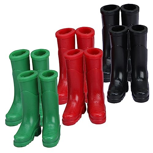 LRXIYODE 6 Paare Stiefel Simulieren Puppenstiefel Schuhe Puppenhaus-Ornamente Mini-Alkohol Puppe Regenstiefel Miniatur Winzige Cowboystiefel Mini-Regenstiefel Kleines Schuhmodell Plastik LRXIYODE 6 Paare Stiefel Simulieren Puppenstiefel Schuhe Puppenhaus-Ornamente Mini-Alkohol Puppe Regenstiefel Miniatur Winzige Cowboystiefel Mini-Regenstiefel Kleines Schuhmodell Plastik von LRXIYODE