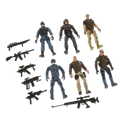 LRXIYODE 6 Stück Bewegliches Soldaten Spielset mit Gelenken Realistische Armee Figuren aus Dynamisch Posierbar für Sammler und Sandtischdeko LRXIYODE 6 Stück Bewegliches Soldaten Spielset mit Gelenken Realistische Armee Figuren aus Dynamisch Posierbar für Sammler und Sandtischdeko von LRXIYODE