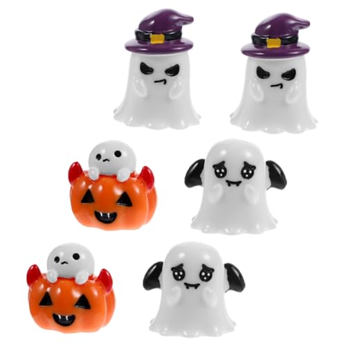 LRXIYODE 6 Stück Halloween-Layout- Geist Wohnkultur Halloween-leckereien Für Halloween-schmuck Halloween - Für Halloween -Dekorationen Halloween- Harz LRXIYODE 6 Stück Halloween-Layout- Geist Wohnkultur Halloween-leckereien Für Halloween-schmuck Halloween - Für Halloween -Dekorationen Halloween- Harz von LRXIYODE