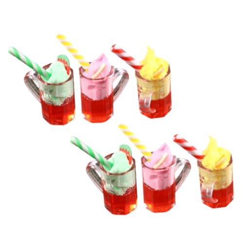 LRXIYODE 6 Stück Mini-Becher Für Wassermelonensaft Mini-hauseis Küche Food-Modell Miniatur-dessertspielzeug Kleines Gebäckspielzeug Mini -lebensmittelspielzeug Winziger Saftbecher Harz LRXIYODE 6 Stück Mini-Becher Für Wassermelonensaft Mini-hauseis Küche Food-Modell Miniatur-dessertspielzeug Kleines Gebäckspielzeug Mini -lebensmittelspielzeug Winziger Saftbecher Harz von LRXIYODE