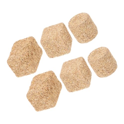 LRXIYODE 6 Stück Mini-Heuhaufen-Modell Miniatur-Heuballen-Figur Mini-Strohheu Heuballenmodell Mini Heuballen-Set westliche Dekorationen realistische Mini-Heuhaufenballen Holz Khaki LRXIYODE 6 Stück Mini-Heuhaufen-Modell Miniatur-Heuballen-Figur Mini-Strohheu Heuballenmodell Mini Heuballen-Set westliche Dekorationen realistische Mini-Heuhaufenballen Holz Khaki von LRXIYODE
