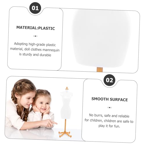 LRXIYODE 6 Stück Miniatur Puppenbügel Mannequin Puppenkleiderständer für Puppenhaus Zubehör Sicher Glatt für DIY und Puppenkleider Präsentation LRXIYODE 6 Stück Miniatur Puppenbügel Mannequin Puppenkleiderständer für Puppenhaus Zubehör Sicher Glatt für DIY und Puppenkleider Präsentation von LRXIYODE