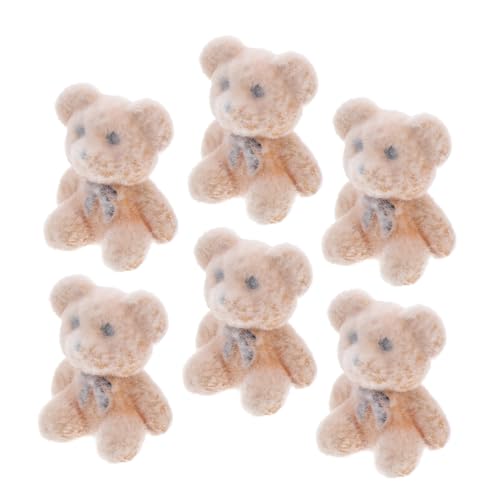 LRXIYODE 6 Stück Miniatur aus Weichem Flockigem Plüsch Kleine DIY Schlüsselanhänger Zubehör Partygeschenke für Hochzeit Geburtstag Abschlussfeier Leichte Braune Kuscheltiere LRXIYODE 6 Stück Miniatur aus Weichem Flockigem Plüsch Kleine DIY Schlüsselanhänger Zubehör Partygeschenke für Hochzeit Geburtstag Abschlussfeier Leichte Braune Kuscheltiere von LRXIYODE