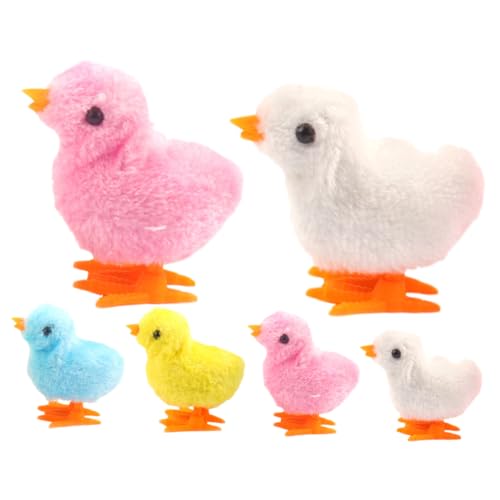 LRXIYODE 6 Stück Plüsch Küken Aufziehspielzeug Teiliges Lustiges Hüpfen Huhn für für Ostern und Feiertage Einfach zu Bedienen Kompakt und Unterhaltsam LRXIYODE 6 Stück Plüsch Küken Aufziehspielzeug Teiliges Lustiges Hüpfen Huhn für für Ostern und Feiertage Einfach zu Bedienen Kompakt und Unterhaltsam von LRXIYODE