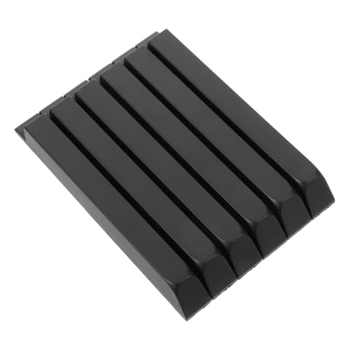 LRXIYODE 6 Stück Schwarze Klaviertasten Klavier Lernkarten Klaviertasten Klaviernoten Aufkleber Klavier Ersatztasten Klaviernoten Etikett Klaviertastatur Klaviertasten Leitung von LRXIYODE
