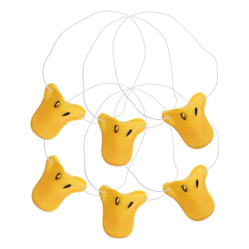 LRXIYODE 6 Stück Simulierte Entennase Schnabel Froschenten Plüschtiere Aufblasbare Ente Partygeschenke Ente Sommerkostüm Entenkostüm Für Entenkostüm Entenzubehör Vinyl Gelb LRXIYODE 6 Stück Simulierte Entennase Schnabel Froschenten Plüschtiere Aufblasbare Ente Partygeschenke Ente Sommerkostüm Entenkostüm Für Entenkostüm Entenzubehör Vinyl Gelb von LRXIYODE