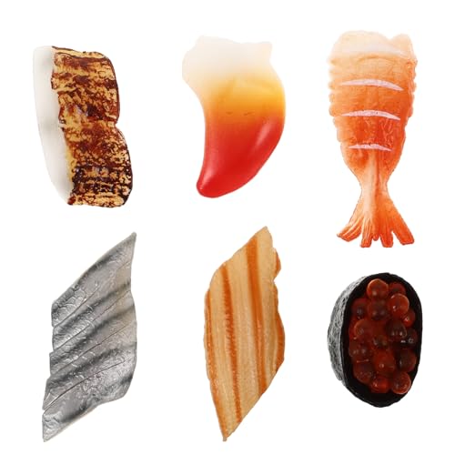 LRXIYODE 6 Stück Sushi-Simulation Gefälschtes Essen Lebensechtes Sushi-Modell Realistisches Essensdekor Simuliertes Onigiri Künstliches Sushi- Simulation Lebensmittelmodell Plastik LRXIYODE 6 Stück Sushi-Simulation Gefälschtes Essen Lebensechtes Sushi-Modell Realistisches Essensdekor Simuliertes Onigiri Künstliches Sushi- Simulation Lebensmittelmodell Plastik von LRXIYODE