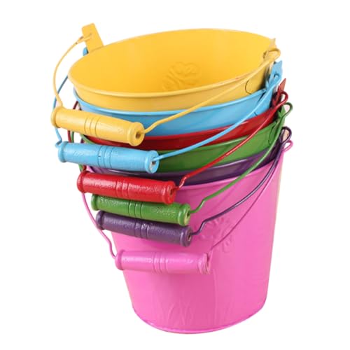 LRXIYODE 6 Stück Teiliges Bunte Kinderspielzeugeimer aus Leichter Kindergarten Wassereimer Robustes Sandspielzeug für Strand und Garten Fördert Kreativität und Motorik von LRXIYODE 6 Stück Teiliges Bunte Kinderspielzeugeimer aus Leichter Kindergarten Wassereimer Robustes Sandspielzeug für Strand und Garten Fördert Kreativität und Motorik von von LRXIYODE