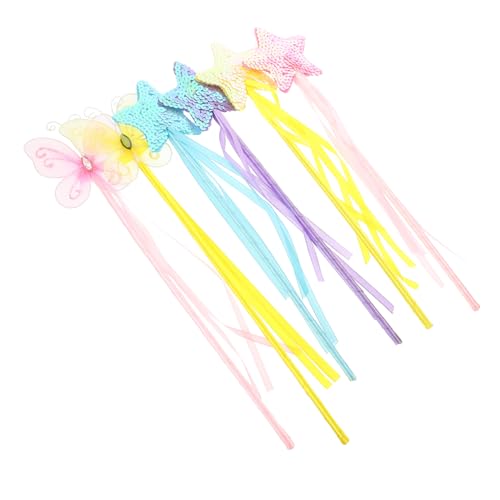LRXIYODE 6 Stück Teiliges Feenstab für Bunten Farben Glitzernde Zauberstäbe aus Kinderfreundlichem Material für Halloween Karneval Kindergeburtstag und Fantasievolles Rollenspiel LRXIYODE 6 Stück Teiliges Feenstab für Bunten Farben Glitzernde Zauberstäbe aus Kinderfreundlichem Material für Halloween Karneval Kindergeburtstag und Fantasievolles Rollenspiel von LRXIYODE