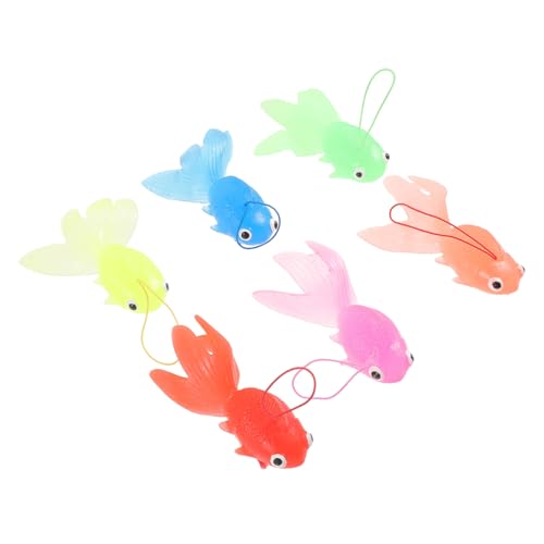 LRXIYODE 6 Stück Teiliges Goldfisch Halbtransparente Weiche Schwimmfische Bunte Badewannenspielzeuge Aquarium Dekoration Farb Vorstellungsvermögen LRXIYODE 6 Stück Teiliges Goldfisch Halbtransparente Weiche Schwimmfische Bunte Badewannenspielzeuge Aquarium Dekoration Farb Vorstellungsvermögen von LRXIYODE