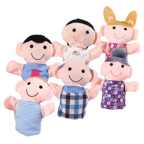 LRXIYODE 6 Stück Teiliges Handpuppen für Große Leichte Rollenspielspielzeuge zur Frühförderung Fördert Kreativität Kommunikation und Feinmotorik für Interaktives Geschichtenerzählen und LRXIYODE 6 Stück Teiliges Handpuppen für Große Leichte Rollenspielspielzeuge zur Frühförderung Fördert Kreativität Kommunikation und Feinmotorik für Interaktives Geschichtenerzählen und von LRXIYODE
