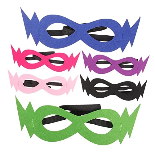 LRXIYODE 6 Stück Teiliges Kinderfilz Augenmasken Kostüm Halloween Karneval Verkleidungszubehör für Maskerade Party Geburtstag Cosplay LRXIYODE 6 Stück Teiliges Kinderfilz Augenmasken Kostüm Halloween Karneval Verkleidungszubehör für Maskerade Party Geburtstag Cosplay von LRXIYODE