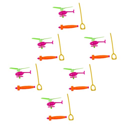 LRXIYODE 6 Stück Teiliges Lustige Flugzeugspielzeuge aus Leichtem Glattem Material Kindgerecht Farblich Sortiert Stresslösendes Flugspielzeug für Jungen und Mädchen für Zufällige Farbe von LRXIYODE