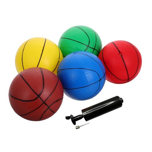 LRXIYODE 6 Stück Teiliges Mini Basketball Set für Kleine Bälle mit Pumpe Weiche Oberfläche Leicht und Tragbar Geeignet für Indoor und Outdoor Spielspaß Partyspielzeug LRXIYODE 6 Stück Teiliges Mini Basketball Set für Kleine Bälle mit Pumpe Weiche Oberfläche Leicht und Tragbar Geeignet für Indoor und Outdoor Spielspaß Partyspielzeug von LRXIYODE