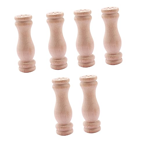 LRXIYODE 6 Stück Teiliges Mini Holzpfosten für Puppenhaus Kindgerechtes Formenerkennungsmodell Langlebige Miniatur Möbel Verzierung Fördert Feinmotorik und Kreatives LRXIYODE 6 Stück Teiliges Mini Holzpfosten für Puppenhaus Kindgerechtes Formenerkennungsmodell Langlebige Miniatur Möbel Verzierung Fördert Feinmotorik und Kreatives von LRXIYODE